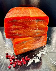 Грудинка из копчёного Лосося